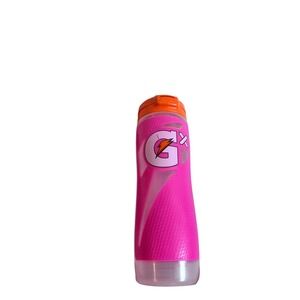 Gatorade GX Water Bottle 30oz Pink Orange Squeeze Pod System Unisex